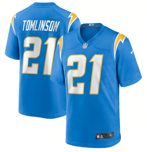 Men's Los Angeles Chargers #21 LaDainian Tomlinson Blue Stitched Game Jersey